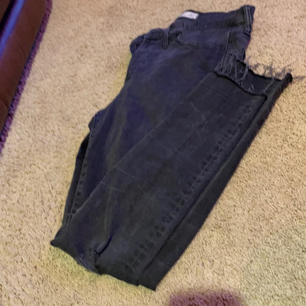 Madewell 9” High rise Skinny- Black rinse